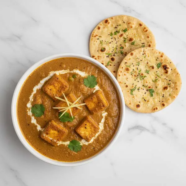 Paneer Adraki With Butter Roti